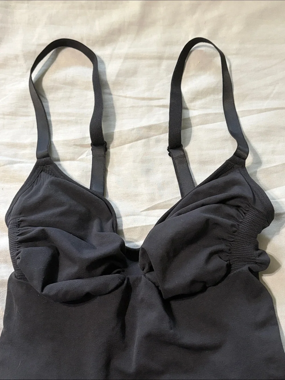 Skims NWOT Seamless Sculpt Mid-Thigh Bodysuit Onyx Black Size XL - Picture 7 of 13